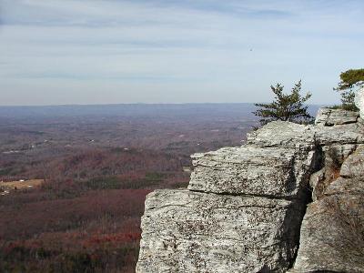 View into Virginia from Hanging Rock