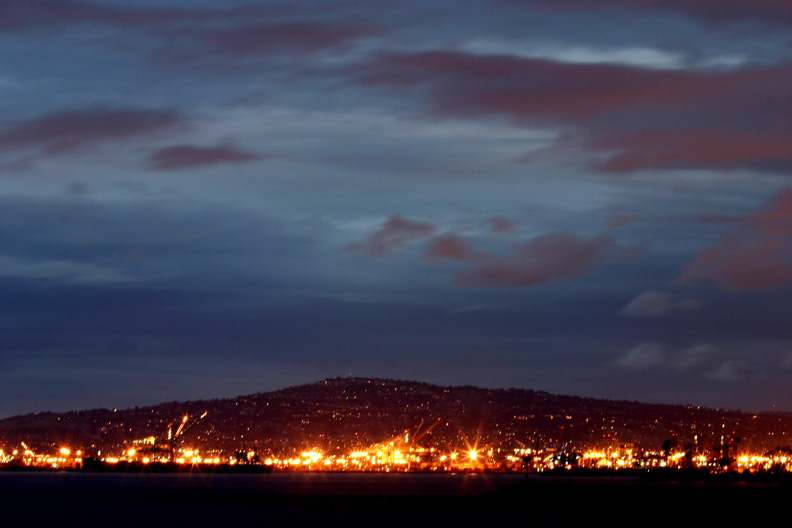 Palos Verdes skyline  April 27, 2005