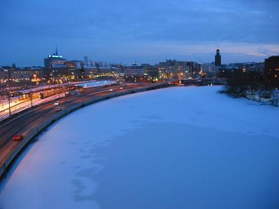 January afternoon in blue