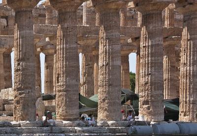 Preserving the Neptune Temple at Paestum - I