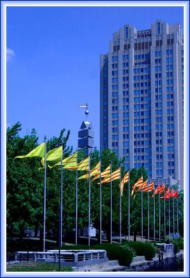 The Philadelphia Hyatt in the Morning Breeze