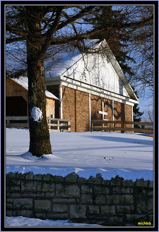 Church On A Snowy Hill