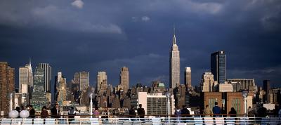 New York City Skyline from Cruise Ship