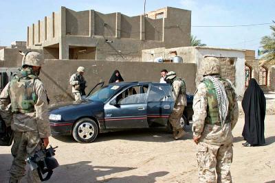 vehicle search near a polling station