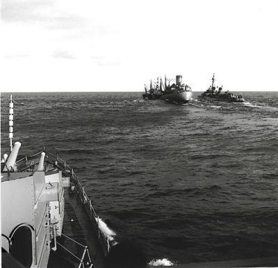 AN103, Guard duty in the eastern Atlantic, Feb, March, 1962