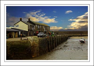 The empty harbour, Lyme Regis