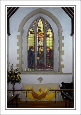 Altar and window, St. Michaels, Teffont Evias