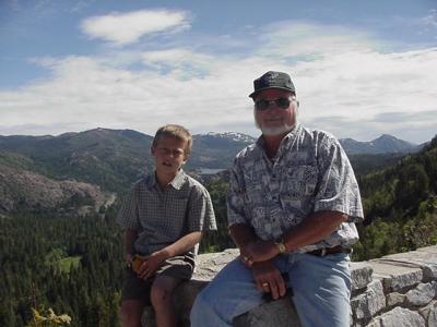 With Pop Overlooking Emigrant Gap