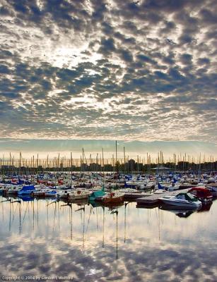 Marina Under Big Sky by Gordon W