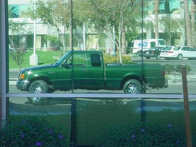Green Truck Club reflection