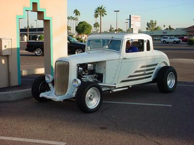 fenderless Ford Coupe