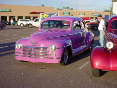 purple Plymouth Coupe
