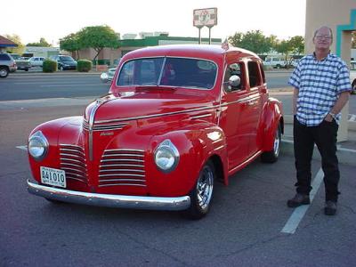 Gary Waters & his 40 Plymouth