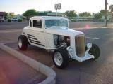 fenderless Ford coupe