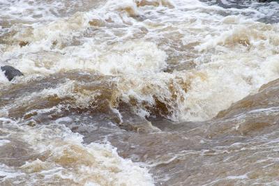 April 19 Spring runoff below Store Creek dam