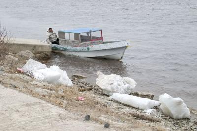 Breakup of Moose River 2005 April 18 - 23