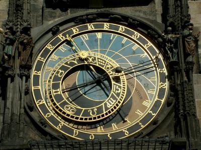 Closeup of the Astronomical Clock