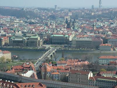 Charles Street Bridge from St Vitus Cathedral