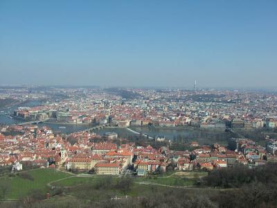 The City from the Petrinska Rozhledna Tower