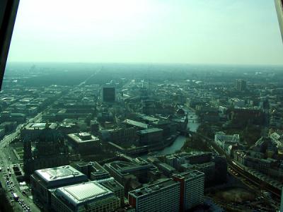 View from the TV Tower in East Berlin