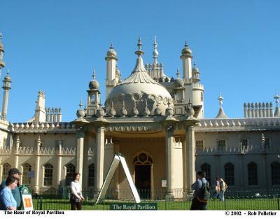 The Rear of the Royal Pavilion