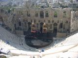 Preparing for a concert at Theater of Herodes Atticus