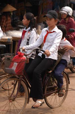 girls on bikes