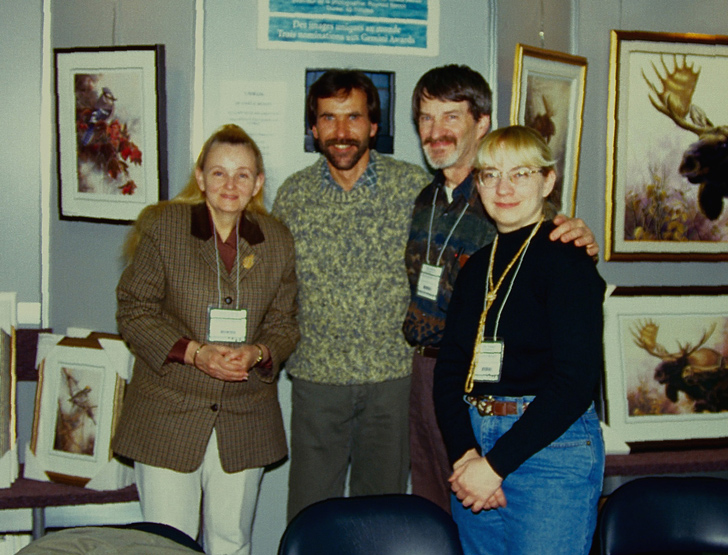 LES PEINTRES (et cinaste) BENOIT : MONIQUE / RAYNALD / GISELE (Parente de notre amie et voisine Marie-Claude)