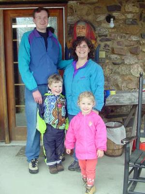 The Harrison family at Stonewall.