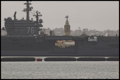USS Ronald Reagan see-thru