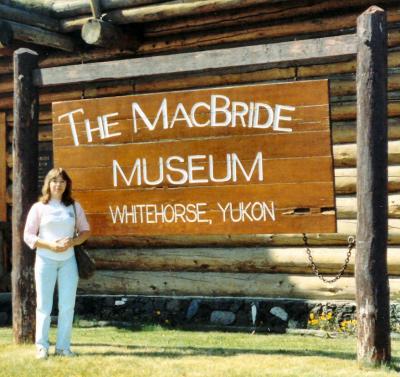 Melinda in the Yukon 1989