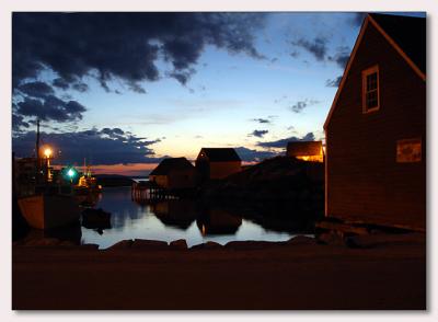 Peggy's Cove at Night