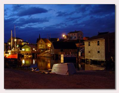 Peggy's Cove at Night