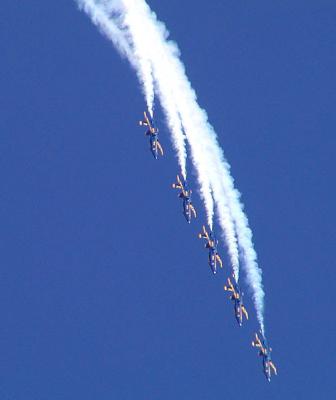 Blue Angels over and down