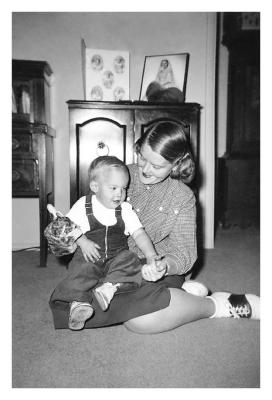 Dan and Mom, summer of 1956 (photo taken by Dad)