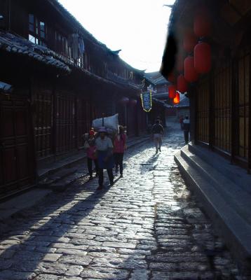stone path,Lijiang ancient town 91