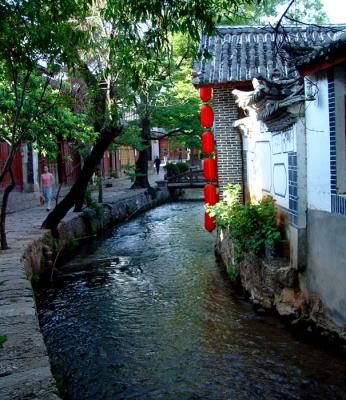 ditch,Lijiang ancient town 97