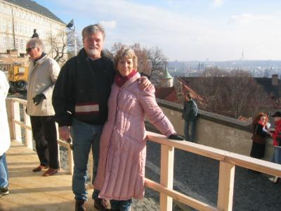 Overlooking town from castle