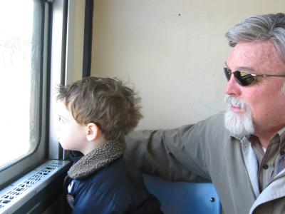 On the train