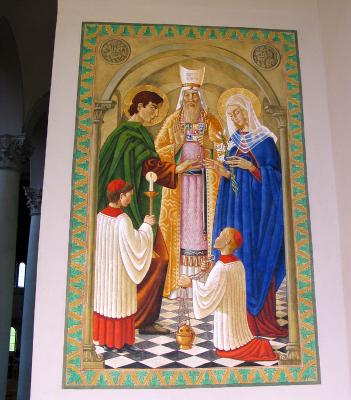 DeWit painting of marriage of Joseph and Mary