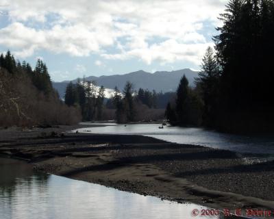 Fishing on the Hoh River
