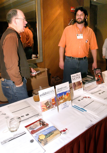 At the Brewers Association table