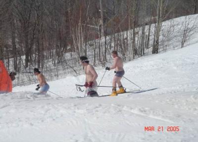 naked skiers