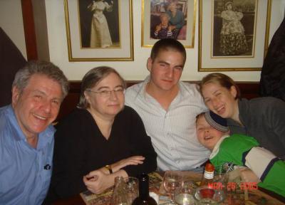 with jeremy and family