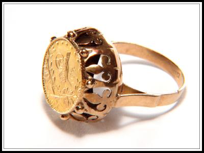 Ancient Ottoman golden ring by Avi Shachar