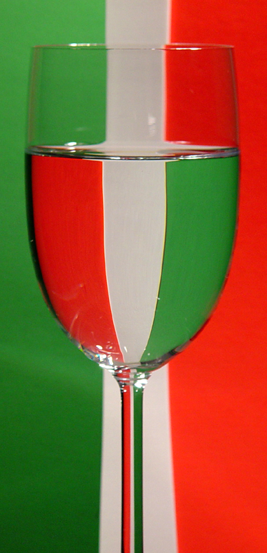 <b>Refracted Italian Wine </b><br><font size=2>by Mike Ezell</font>