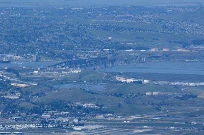 Benecia Bridge from Mt Diablo