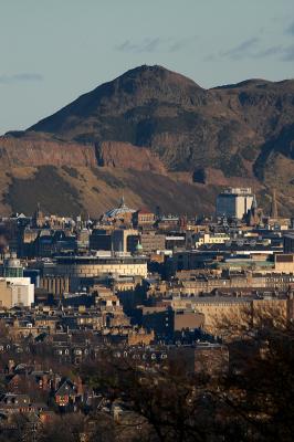 Edinburgh - View to Salisbury Crags