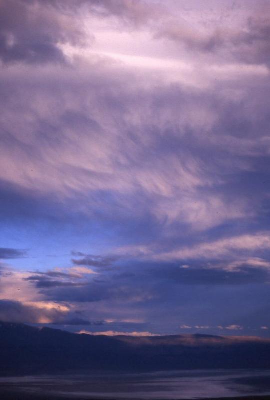 Sunset over Owens Dry Lake