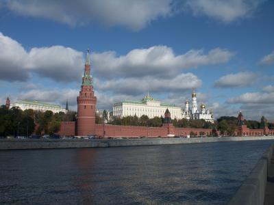 Kremlin, Moscow river coast